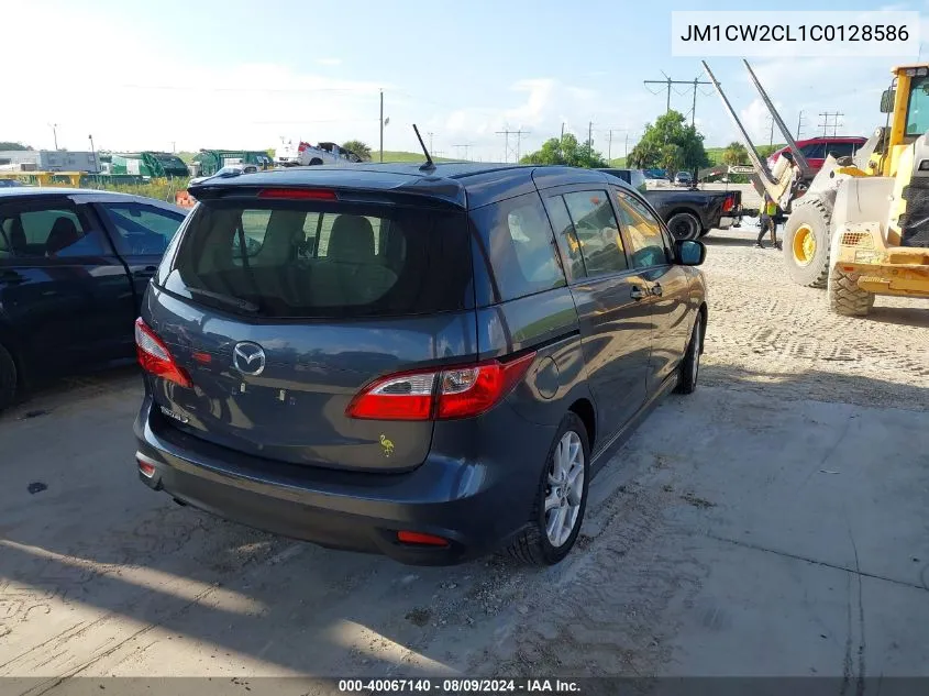 2012 Mazda Mazda5 Touring VIN: JM1CW2CL1C0128586 Lot: 40067140