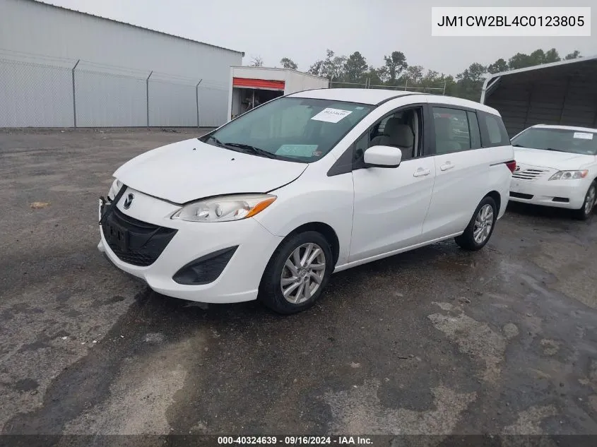 2012 Mazda Mazda5 Sport VIN: JM1CW2BL4C0123805 Lot: 40324639