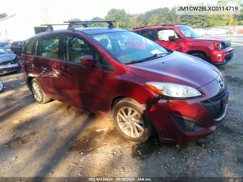 2012 Mazda Mazda5 Sport VIN: JM1CW2BLXC0114719 Lot: 40336824