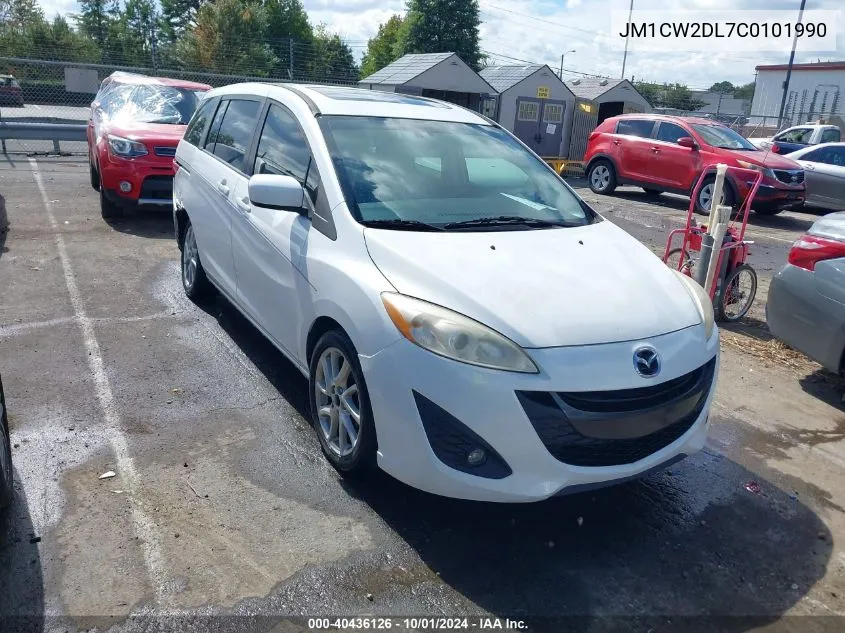 2012 Mazda Mazda5 Grand Touring VIN: JM1CW2DL7C0101990 Lot: 40436126