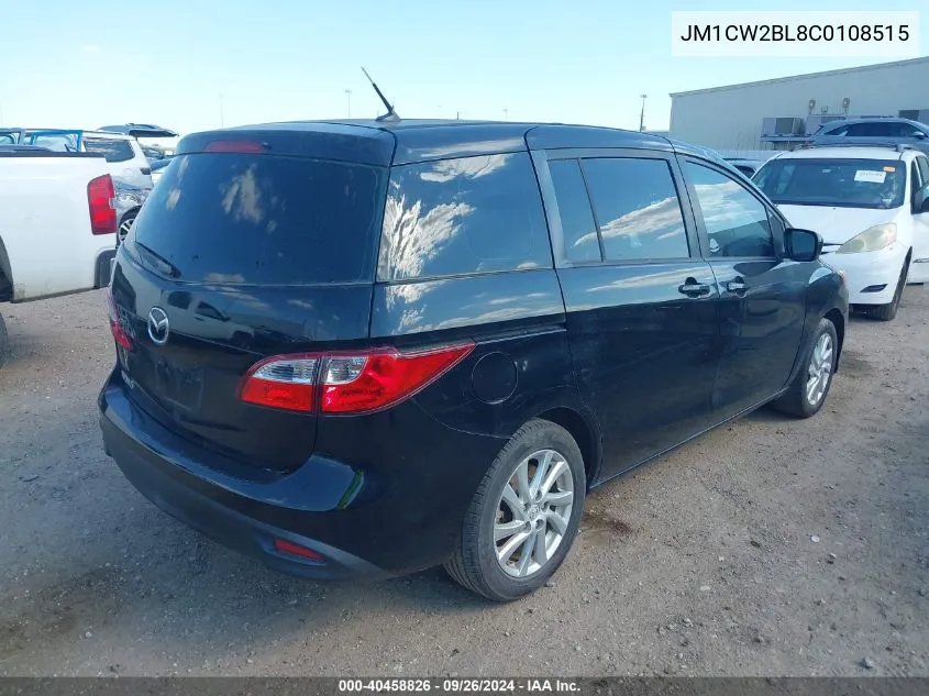 2012 Mazda Mazda5 Sport VIN: JM1CW2BL8C0108515 Lot: 40458826