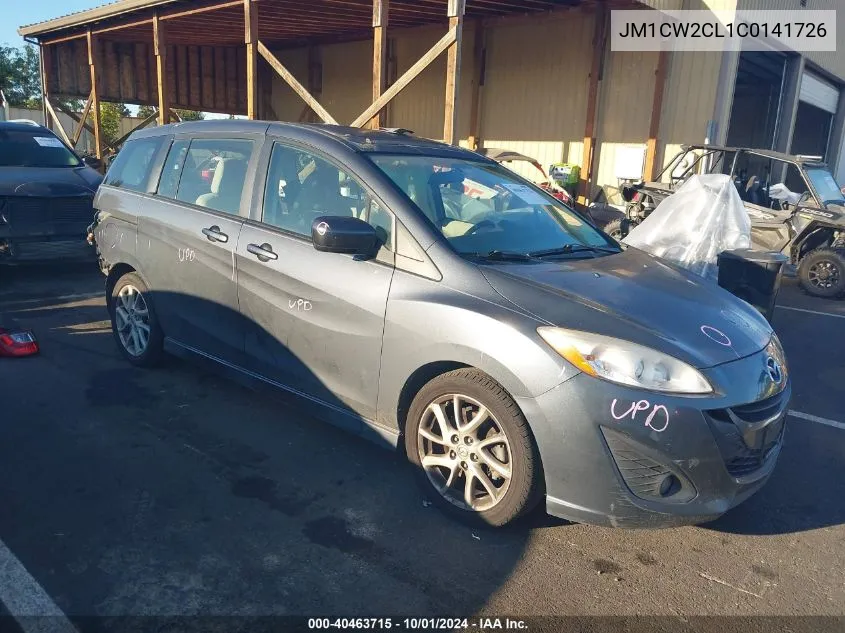 2012 Mazda Mazda5 VIN: JM1CW2CL1C0141726 Lot: 40463715