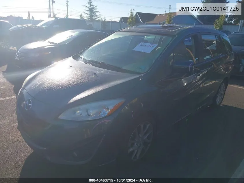 JM1CW2CL1C0141726 2012 Mazda Mazda5