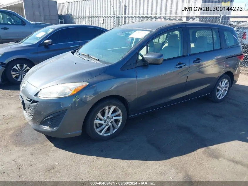 2012 Mazda Mazda5 Sport VIN: JM1CW2BL3C0144273 Lot: 40469471