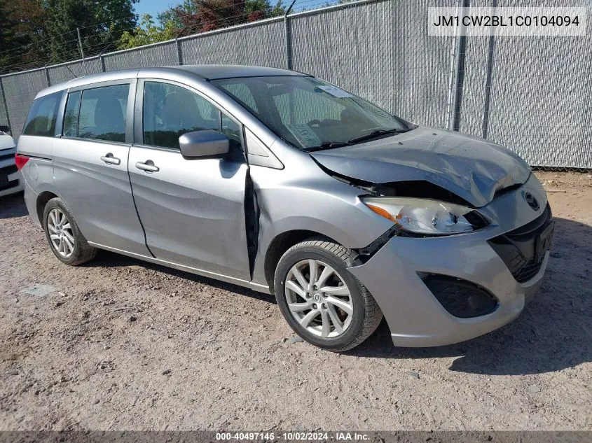 JM1CW2BL1C0104094 2012 Mazda Mazda5 Sport