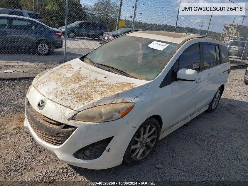 JM1CW2CL3C0126418 2012 Mazda Mazda5 Touring