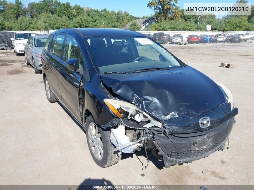 2012 Mazda Mazda5 Sport VIN: JM1CW2BL2C0120210 Lot: 40530684