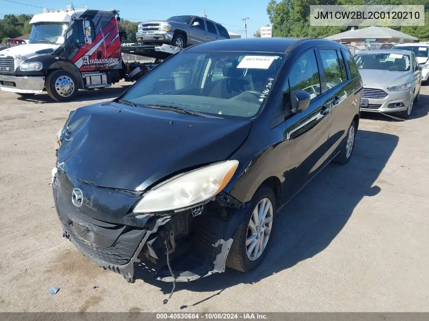 2012 Mazda Mazda5 Sport VIN: JM1CW2BL2C0120210 Lot: 40530684