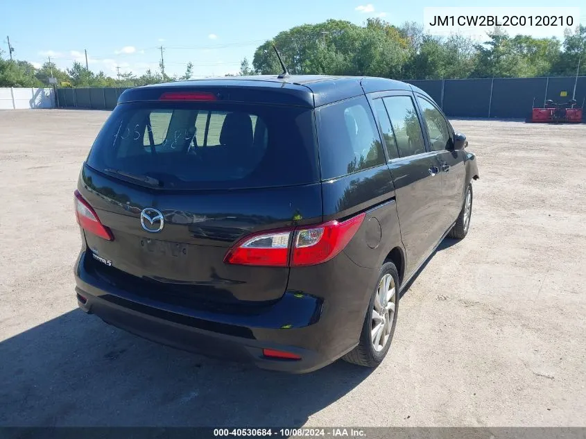 2012 Mazda Mazda5 Sport VIN: JM1CW2BL2C0120210 Lot: 40530684