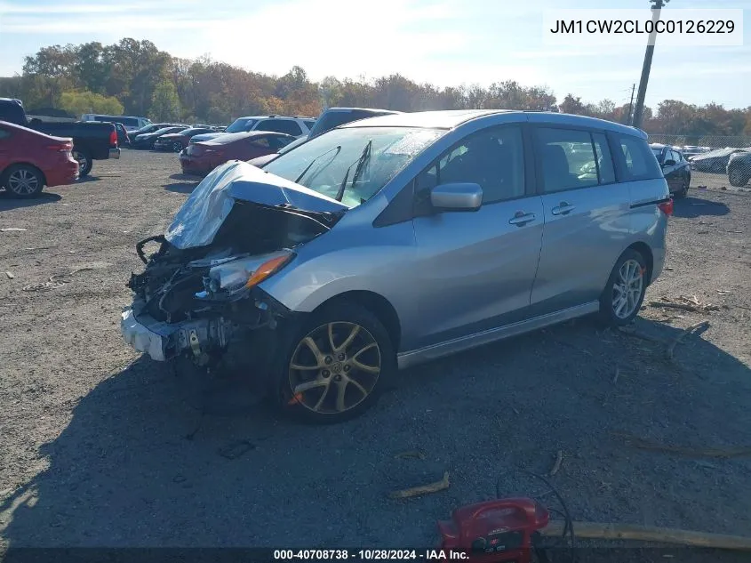 2012 Mazda 5 Touring VIN: JM1CW2CL0C0126229 Lot: 40708738