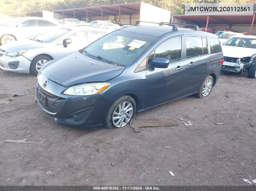 2012 Mazda Mazda5 Sport VIN: JM1CW2BL2C0112561 Lot: 40818302