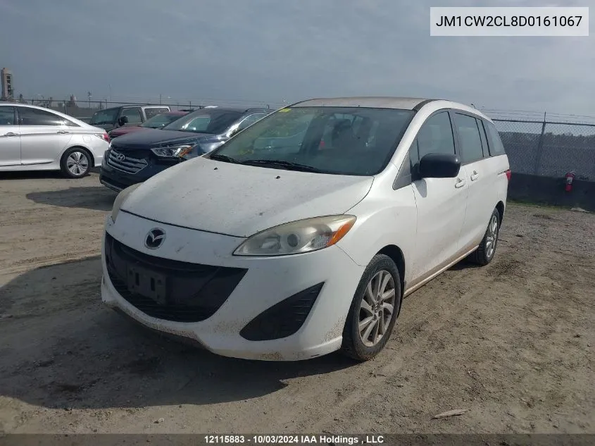 2013 Mazda 5 VIN: JM1CW2CL8D0161067 Lot: 12115883