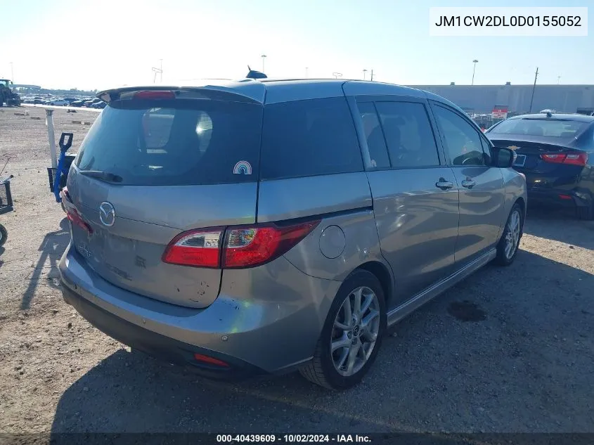 2013 Mazda Mazda5 Grand Touring VIN: JM1CW2DL0D0155052 Lot: 40439609