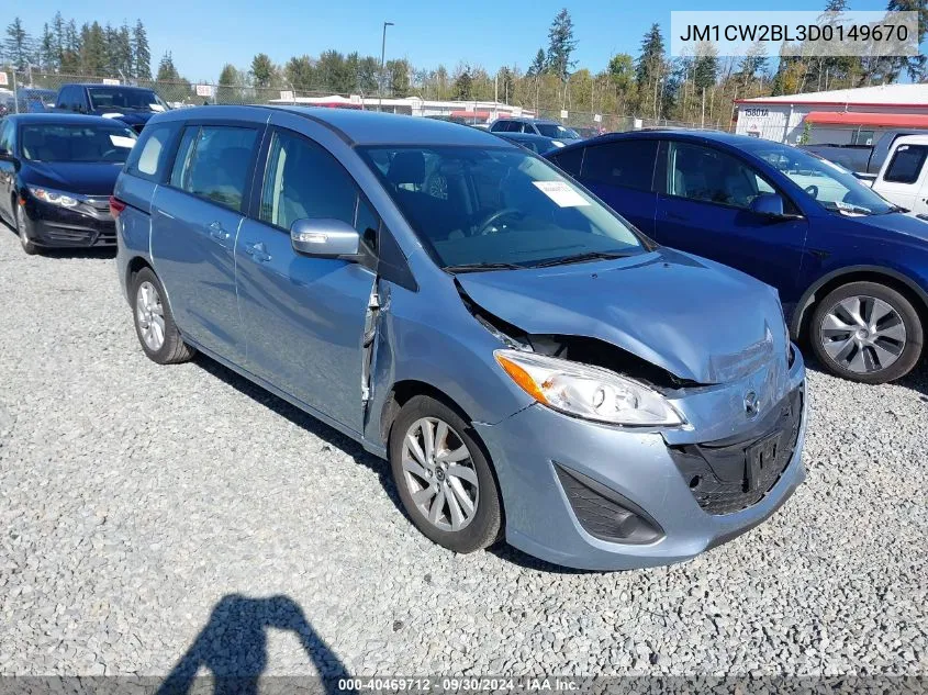 2013 Mazda Mazda5 Sport VIN: JM1CW2BL3D0149670 Lot: 40469712