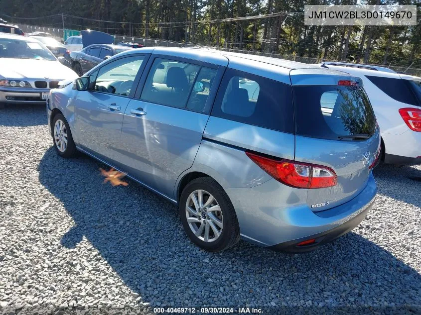 2013 Mazda Mazda5 Sport VIN: JM1CW2BL3D0149670 Lot: 40469712