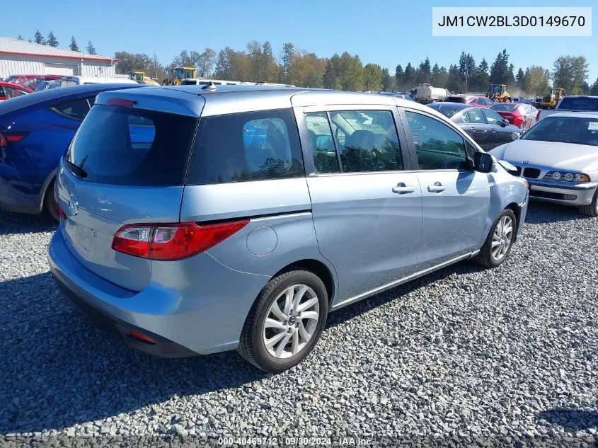 2013 Mazda Mazda5 Sport VIN: JM1CW2BL3D0149670 Lot: 40469712