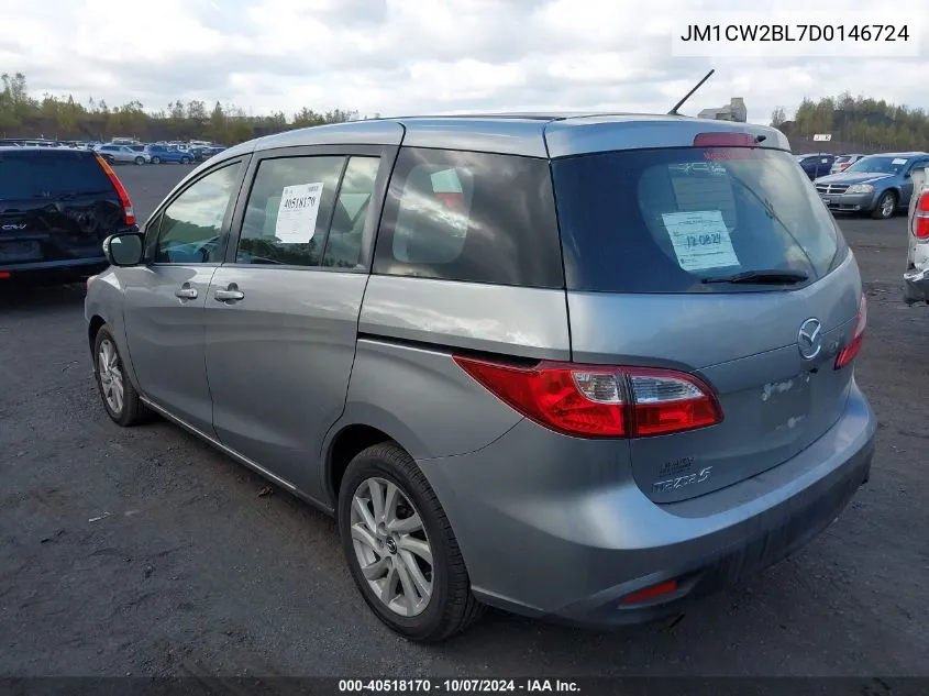 2013 Mazda Mazda5 Sport VIN: JM1CW2BL7D0146724 Lot: 40518170