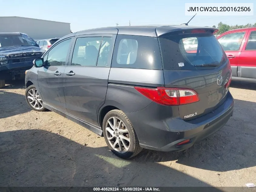 2013 Mazda Mazda5 VIN: JM1CW2CL2D0162506 Lot: 40529224