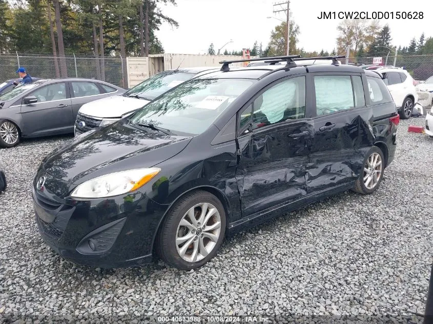 2013 Mazda Mazda5 Touring VIN: JM1CW2CL0D0150628 Lot: 40533988