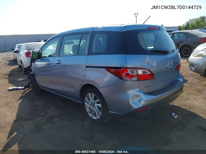 2013 Mazda Mazda5 Sport VIN: JM1CW2BL7D0144729 Lot: 40537458