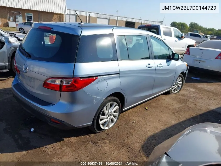 2013 Mazda Mazda5 Sport VIN: JM1CW2BL7D0144729 Lot: 40537458