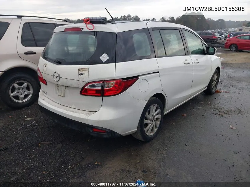 2013 Mazda Mazda5 Sport VIN: JM1CW2BL5D0155308 Lot: 40811797