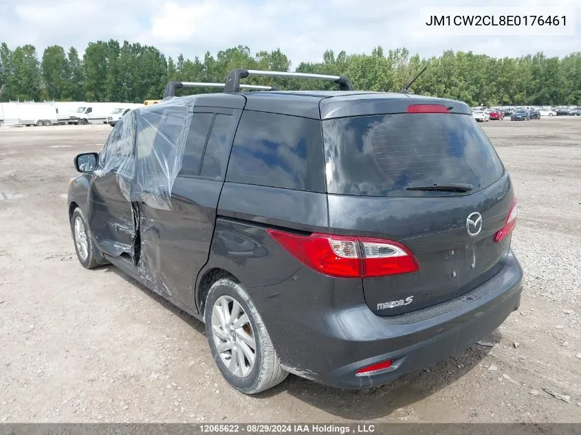 2014 Mazda 5 Touring VIN: JM1CW2CL8E0176461 Lot: 12065622