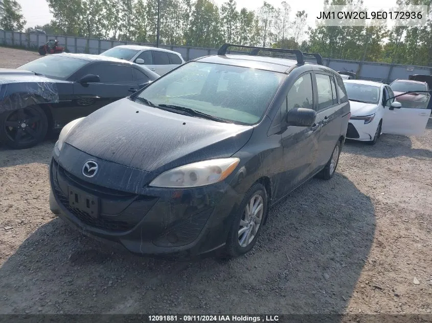 2014 Mazda 5 Touring VIN: JM1CW2CL9E0172936 Lot: 12091881