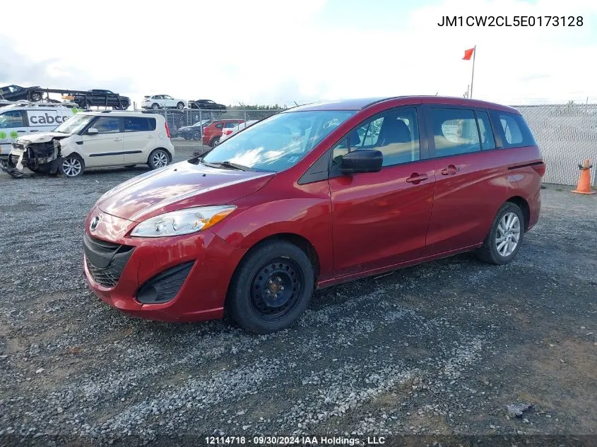 2014 Mazda 5 Touring VIN: JM1CW2CL5E0173128 Lot: 12114718