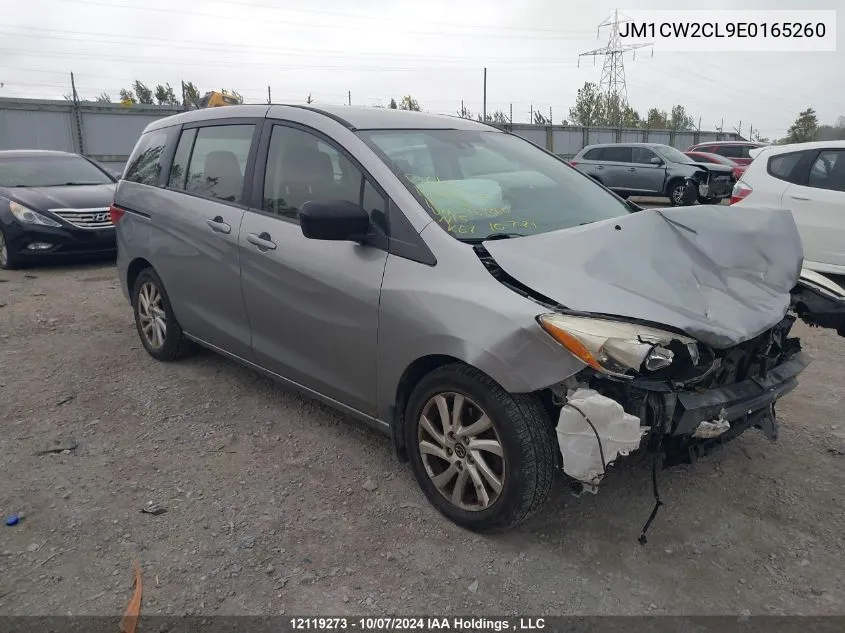 2014 Mazda Mazda5 VIN: JM1CW2CL9E0165260 Lot: 12119273