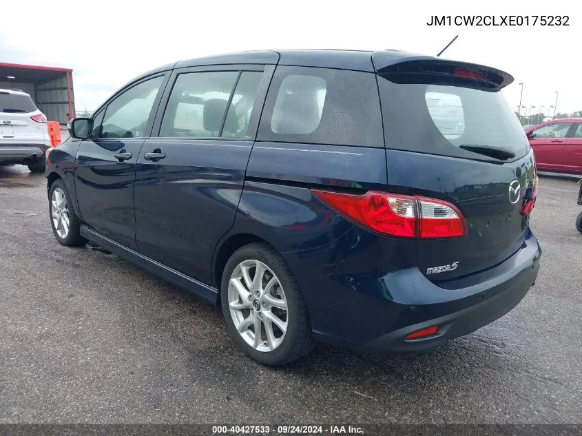 2014 Mazda Mazda5 Touring VIN: JM1CW2CLXE0175232 Lot: 40427533