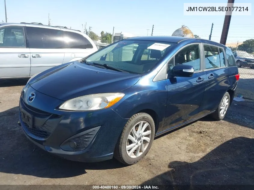 2014 Mazda Mazda5 Sport VIN: JM1CW2BL5E0177214 Lot: 40480160