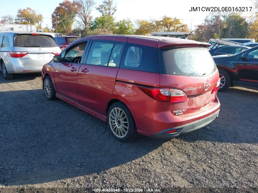 2014 Mazda Mazda5 Grand Touring VIN: JM1CW2DL0E0163217 Lot: 40659545