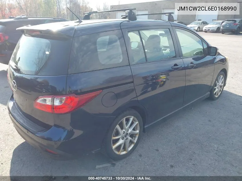 2014 Mazda Mazda5 Touring VIN: JM1CW2CL6E0168990 Lot: 40745733