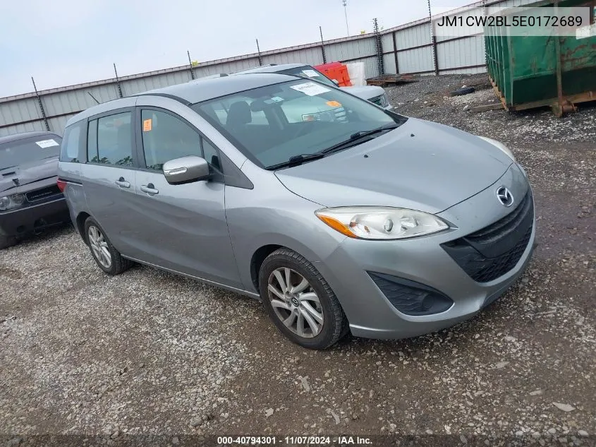 2014 Mazda Mazda5 Sport VIN: JM1CW2BL5E0172689 Lot: 40794301