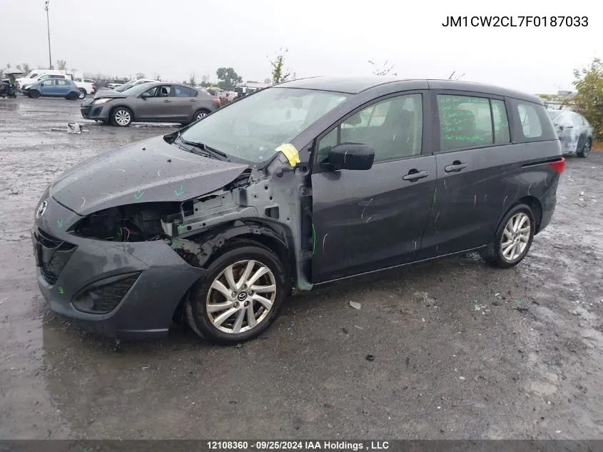 JM1CW2CL7F0187033 2015 Mazda Mazda5