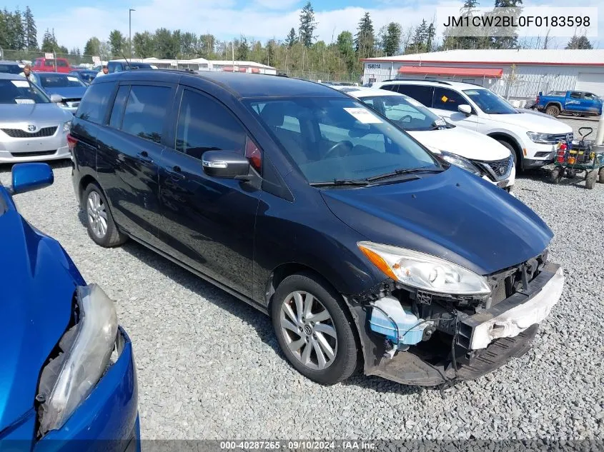 2015 Mazda Mazda5 Sport VIN: JM1CW2BL0F0183598 Lot: 40287265