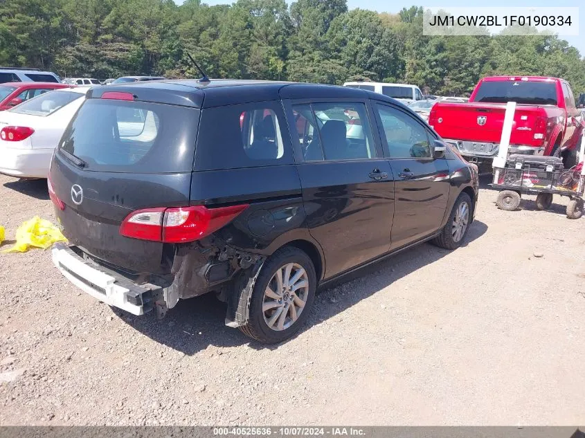 2015 Mazda Mazda5 Sport VIN: JM1CW2BL1F0190334 Lot: 40525636