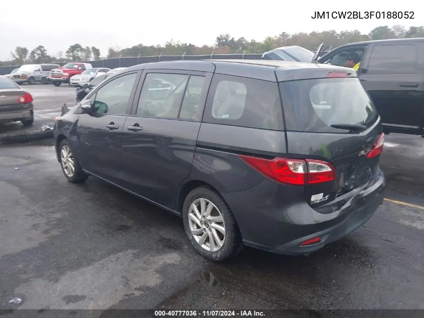 2015 Mazda Mazda5 Sport VIN: JM1CW2BL3F0188052 Lot: 40777036