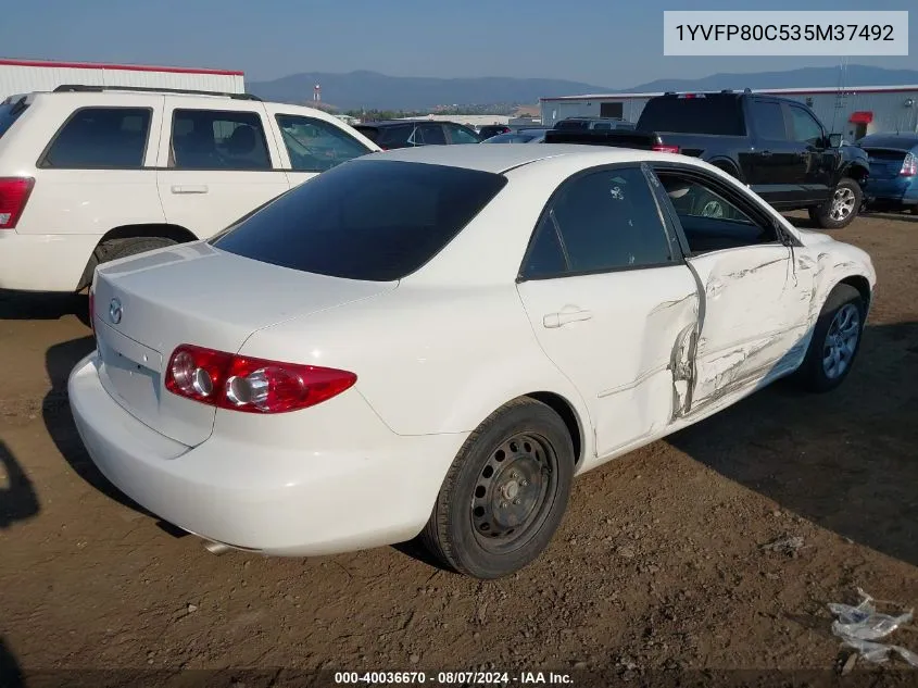 2003 Mazda Mazda6 I VIN: 1YVFP80C535M37492 Lot: 40036670