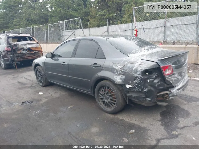 1YVHP80C835M43571 2003 Mazda Mazda6 I