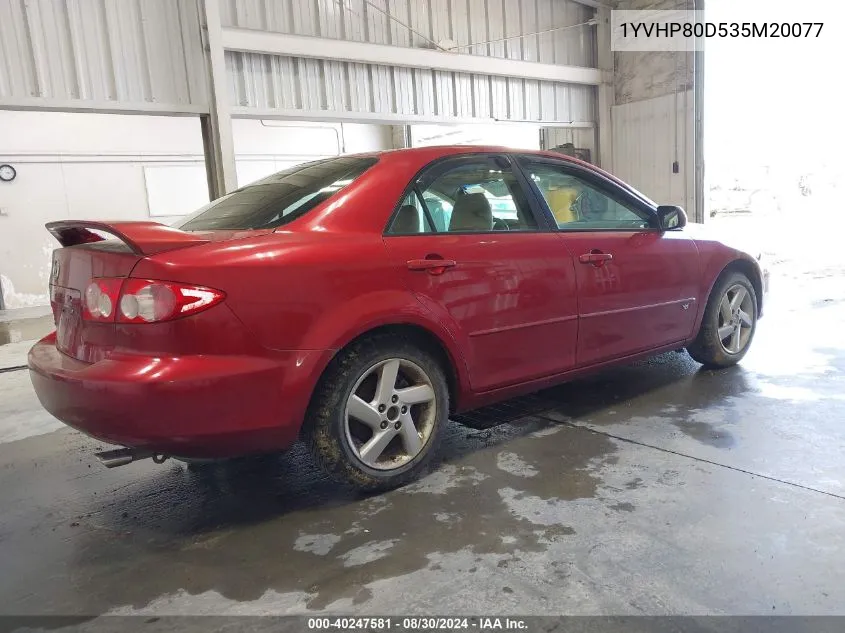 1YVHP80D535M20077 2003 Mazda Mazda6 S