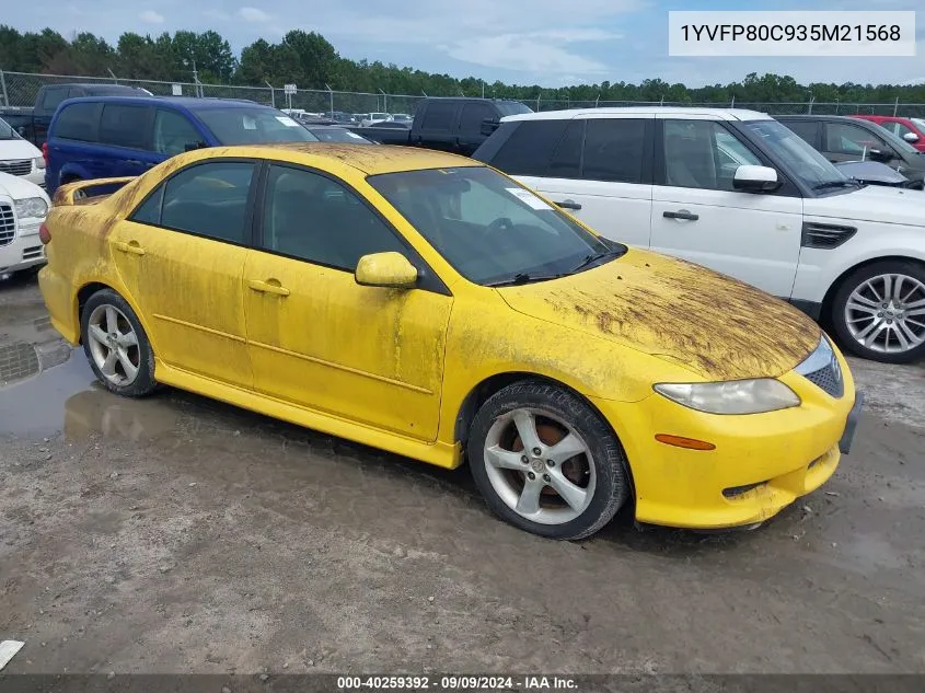 2003 Mazda Mazda6 I VIN: 1YVFP80C935M21568 Lot: 40259392