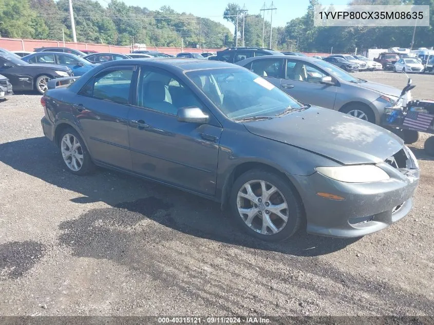 2003 Mazda Mazda6 I VIN: 1YVFP80CX35M08635 Lot: 40315121