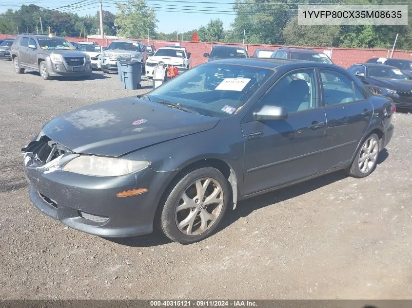 2003 Mazda Mazda6 I VIN: 1YVFP80CX35M08635 Lot: 40315121