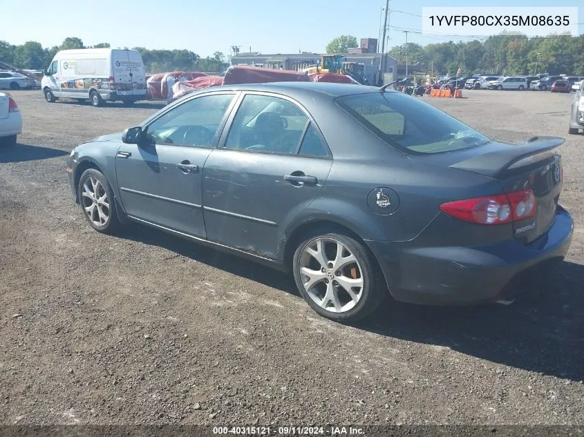 2003 Mazda Mazda6 I VIN: 1YVFP80CX35M08635 Lot: 40315121