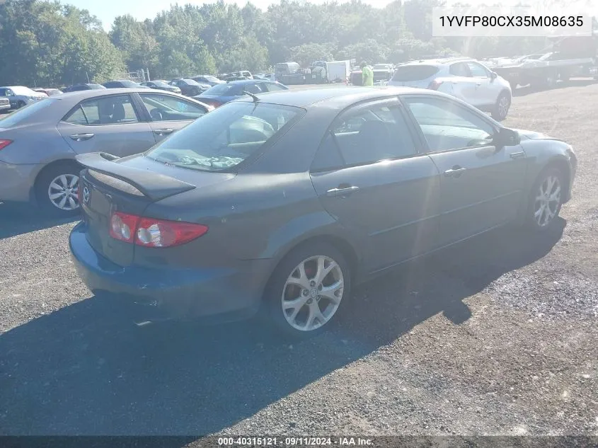 2003 Mazda Mazda6 I VIN: 1YVFP80CX35M08635 Lot: 40315121