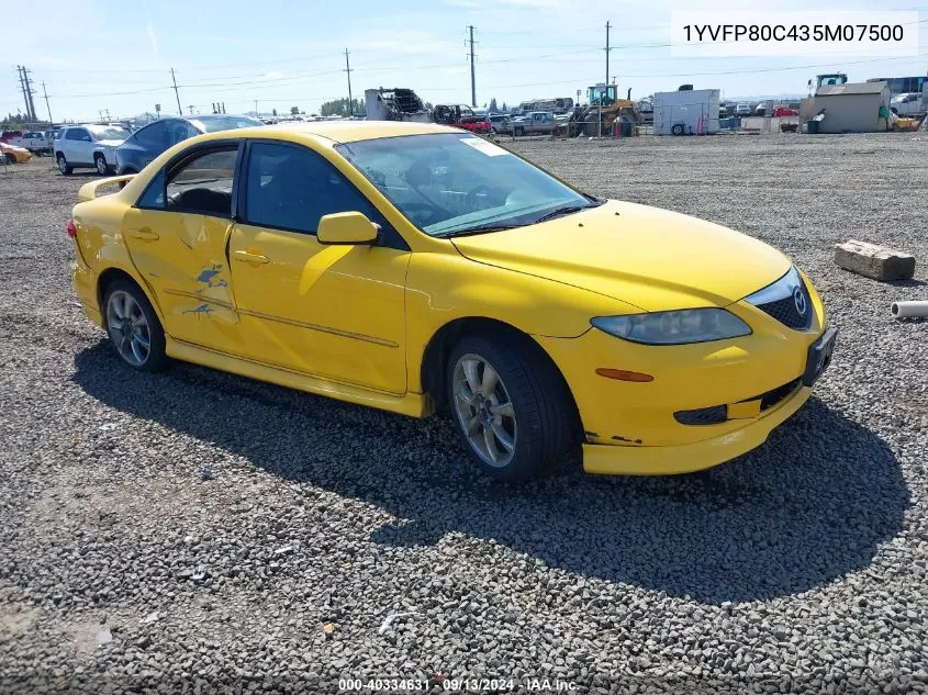 2003 Mazda Mazda6 I VIN: 1YVFP80C435M07500 Lot: 40334631