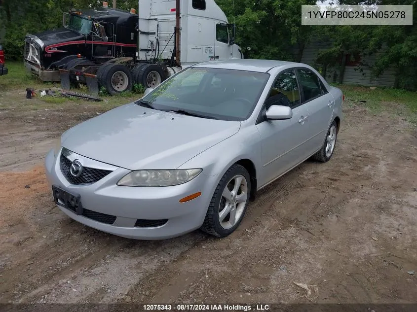 1YVFP80C245N05278 2004 Mazda Mazda6