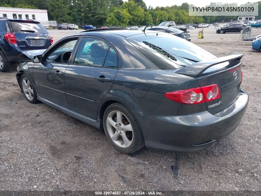 2004 Mazda Mazda6 S VIN: 1YVHP84D145N50109 Lot: 39974657